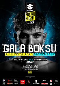 Suzuki Boxing Night 25: wyjątkowa, ostatnia tegoroczna gala w Sandomierzu